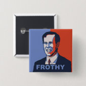 Frothy Santorum Button (Voorkant /achterkant)