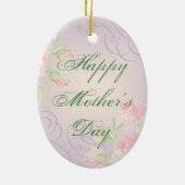 Frotté Coeur maman ornement céramique (Dos)