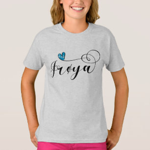 Frøya Flag Heart, Trøndelag, Noorwegen T-shirt