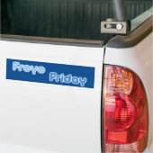 FroyoVrijdag Bumpersticker (Op Truck)