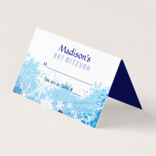 FROZEN Bar Bat Mitzvah Escort Seitcard Visitekaartjes