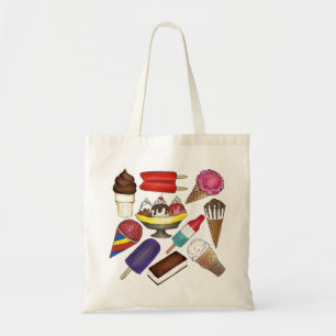 Frozen behandelt ijscream Popsicle Sundae Split Tote Bag