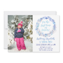 Frozen Birthday Photo Invitation N'importe quel âg