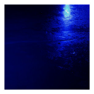 Frozen Blue 20" x 20", papier poster (semi-brillan