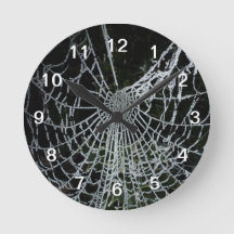 Frozen Cobweb Clock