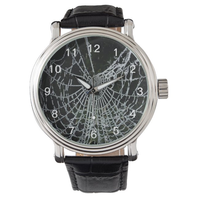 Frozen Cobweb Watch Horloge (Voorkant)