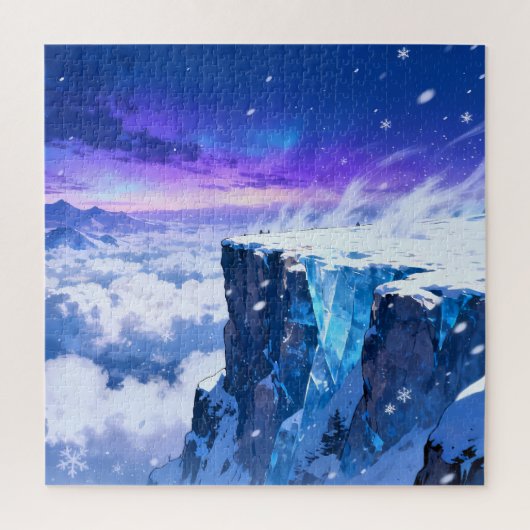 Frozen Crystal Cliffs Jigsaw Puzzle Legpuzzel (Verticaal)