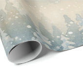 Frozen Dreams Snowy Landscape Cadeaupapier (Rol Hoek)