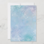 Frozen Flurry Fête Invitation (Dos)