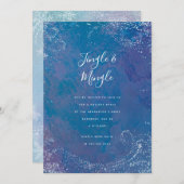 Frozen Flurry Fête Invitation (Devant / Derrière)