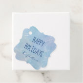 Frozen Flurry Holiday Gift Labels (In situ)