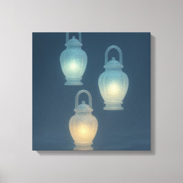 Frozen Lanterns Canvas Afdruk