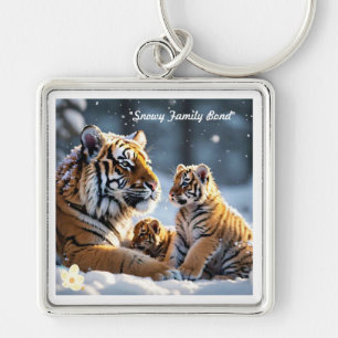 Frozen Moments of Tiger Joy beroemd gemaakt door T Sleutelhanger