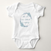 Frozen quote baby jumpsuit romper (Voorkant)
