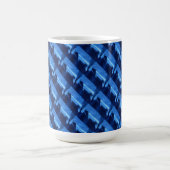 "Frozen Ridge #2 Tiled" Résumé Conception Mug (Centre)