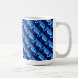 "Frozen Ridge #2 Tiled" Résumé Conception Mug