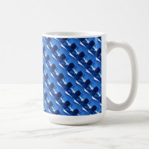 "Frozen Ridge #3 Tiled" Résumé Conception Mug