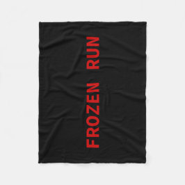 Frozen Run Fleece Deken