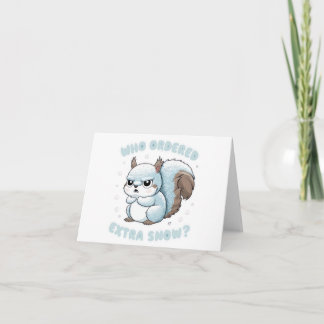 Frozen Squirrel - Wie bestelde extra sneeuw? Kaart