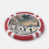 Frozen Waterfall Wonder Poker Chips (Enkel)