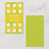 Frozen Yoghurt Loyalty Visitekaartje (Voorkant / Achterkant)