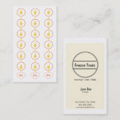 Frozen Yogurt Customer Loyalty Visitekaartje (Voorkant / Achterkant)