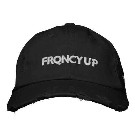 FRQNCY UP Casquette noir (Devant)