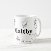 Fru Maltby Koffiemok (Voorkant rechts)