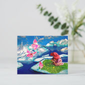 Frühling am Nordpol Briefkaart (Staand voorkant)