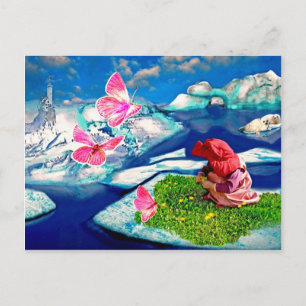 Frühling am Nordpol Briefkaart