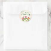 Frühling Ronde Sticker (Tas)
