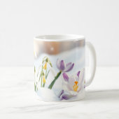 Frühlingserwachen Tasse Schneeglöckchen Krokusse (Devant droit)