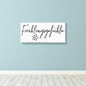 Frühlingsgefühle Canvas Afdruk (Insitu (Houten vloer))