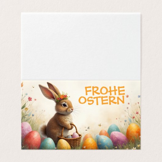 Frühlingsgrüß vom Osterhasen (Outside Unfolded)