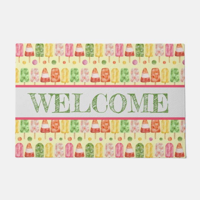 Fruir Popcicles Deurmat (Voorkant)