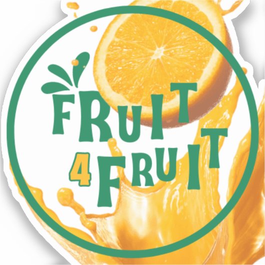 Fruit 4 Fruit Sticker (Voorkant)