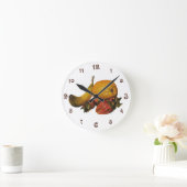 Fruit Acrylwand Ronde Klok (Huis)