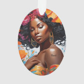 Fruit Africain-Américain Noir femme Noël (dos)