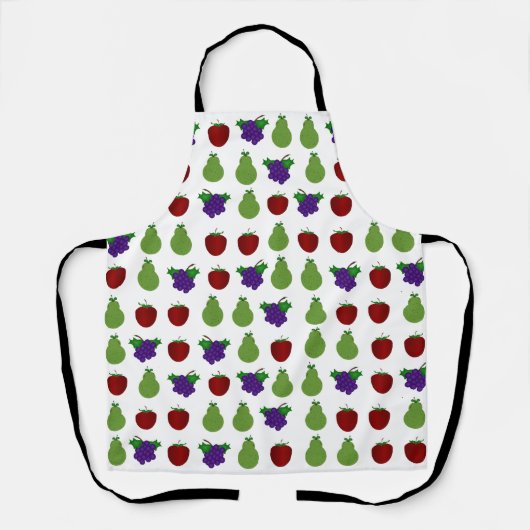 Fruit Allover Apron Schort (Voorkant)