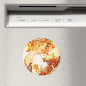 Fruit, Alphonse Mucha - Aimant (In Situ (Lave-vaisselle))