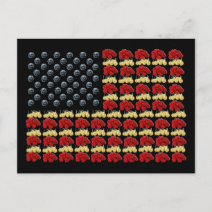 Fruit American Flag Briefkaart