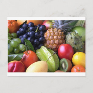 Fruit Ananas Geel Zoet Dessert Destiny Food Briefkaart