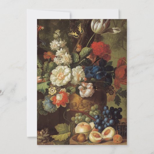 Fruit ancien classique Faire-part de mariage à vie (Dos)