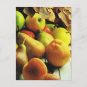 Fruit and vegetables, Apples and pears Briefkaart (Voorkant)