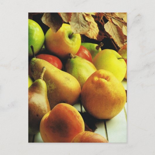 Fruit and vegetables, Apples and pears Briefkaart (Voorkant)