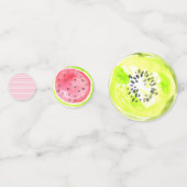 Fruit anniversaire confetti enfant anniversaire dé (Devant)