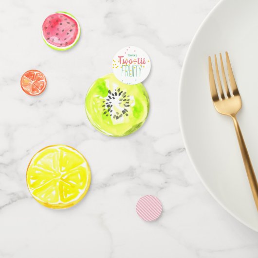 Fruit anniversaire confetti enfant anniversaire dé (Groupe)