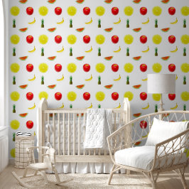 Fruit Appel Citroen Watermeloen Ananas Banaan Behang