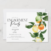 Fruit aux agrumes | Invitations des parties d'enga (Devant)