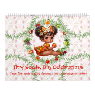 Fruit Baby Whimsical Meisjes in Fruit Jurk Kalende Kalender